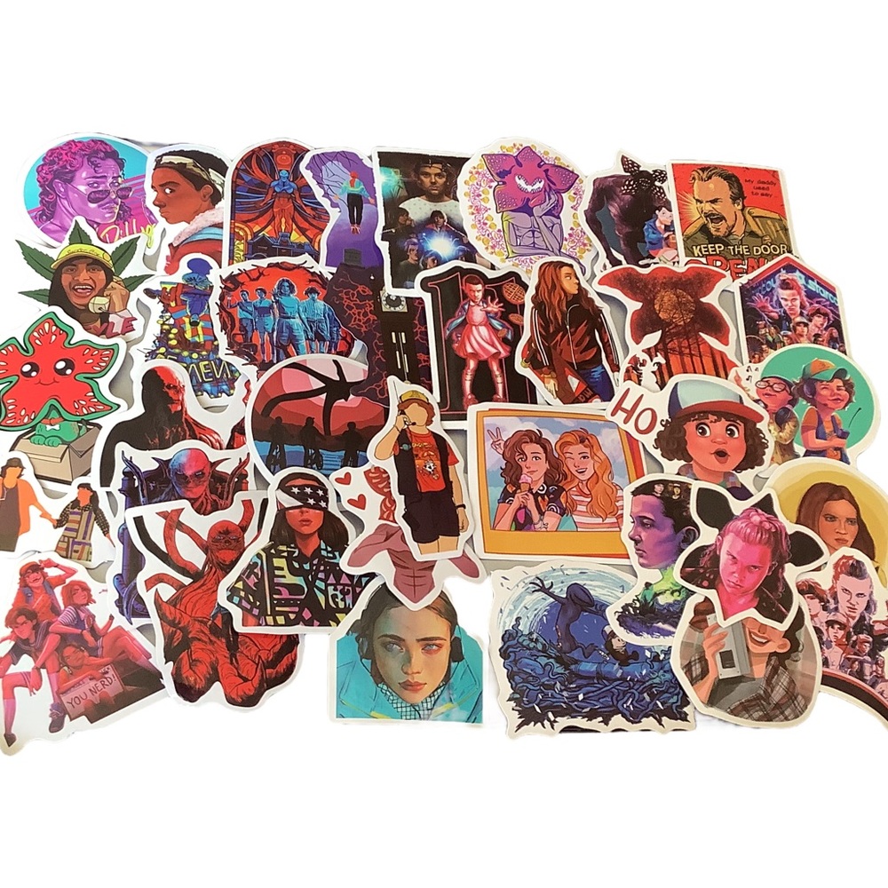 Pack of 10 random Stranger Things vinyl stickers